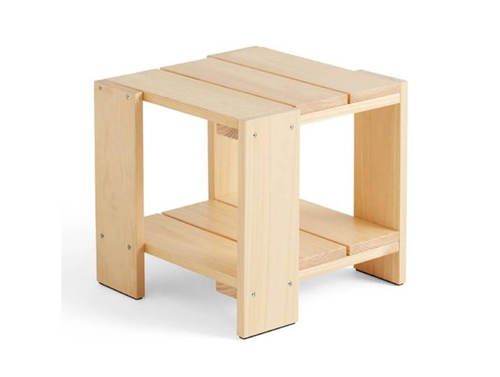 HAY Crate Side Table Tisch 49,5x49,5x45 cm Kiefernholz lackiert Water-based lacquered pinewood
