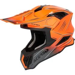 Acerbis Airstrike-X, Motocrosshelm - Orange/Grau - L