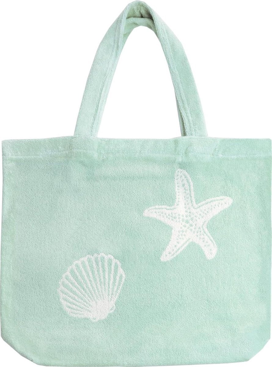 Blauwe Strandtas XXL Reistas Badtas - 46 x 54 cm