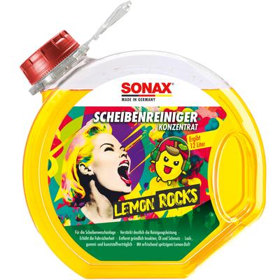SONAX Reiniger, Scheibenreinigungsanlage ScheibenReiniger Konzentrat Lemon Rocks [3 l] 01604000