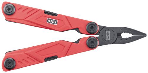 4K5 Tools MT 400 MultiTool Large 600.400A Multitool mit Holster Rot, Schwarz