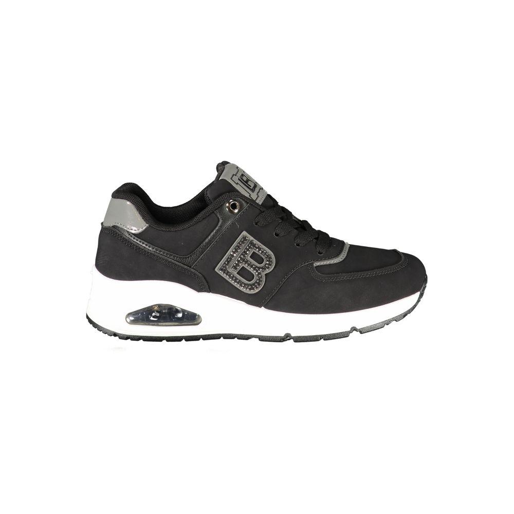 Laura Biagiotti Zwarte Polyurethaan Dames Sneakers
