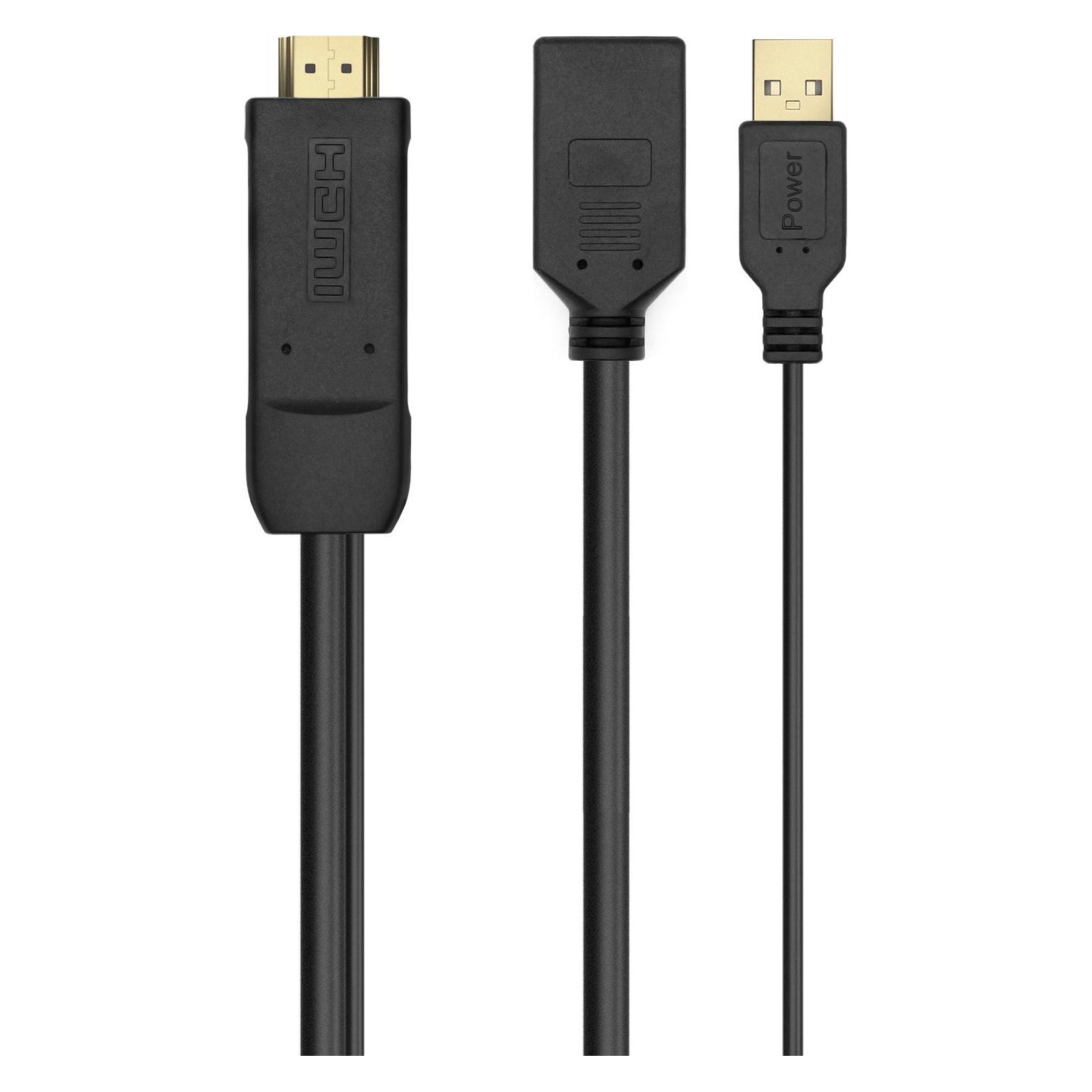 Aisens CONVERSOR ACTIVO HDMI 2.0 A/M USB A/M DISPLAYPORT/H 10CM (HDMI, DisplayPort) (A122-0642)