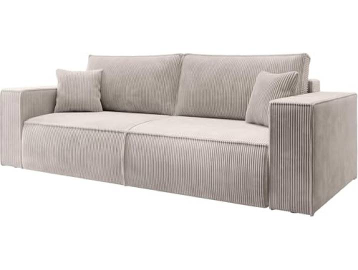 Selsey Farese Canapés\, Engineered Wood\, Crème\, 257 cm Longueur
