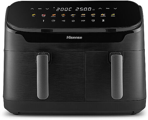 HISENSE Heißluftfritteuse  DOUBLE-HEATER/ 11l  schwarz EG