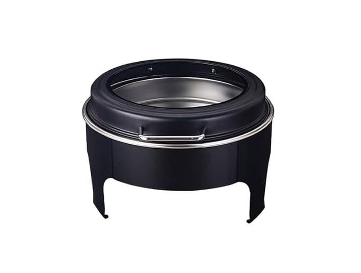 Chafing Dishes for Buffet aus Edelstahl Speisenwärmer Chafing Dish mit transparentem hydraulischem Deckel for Partys und Veranstaltungen