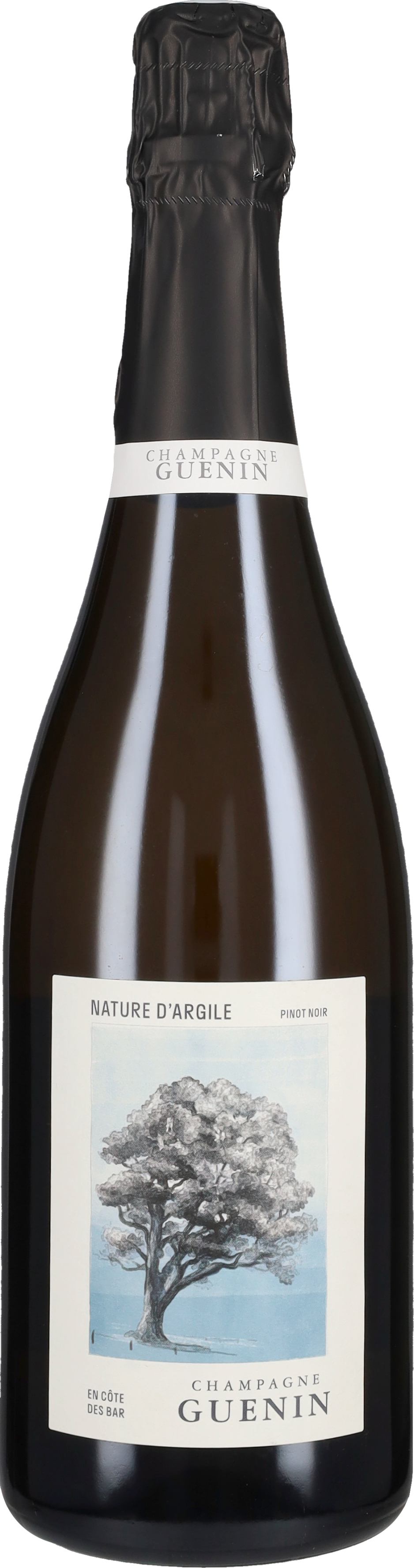 Champagne Brut Nature Blanc de Noir 'Nature d'Argile' Guenin