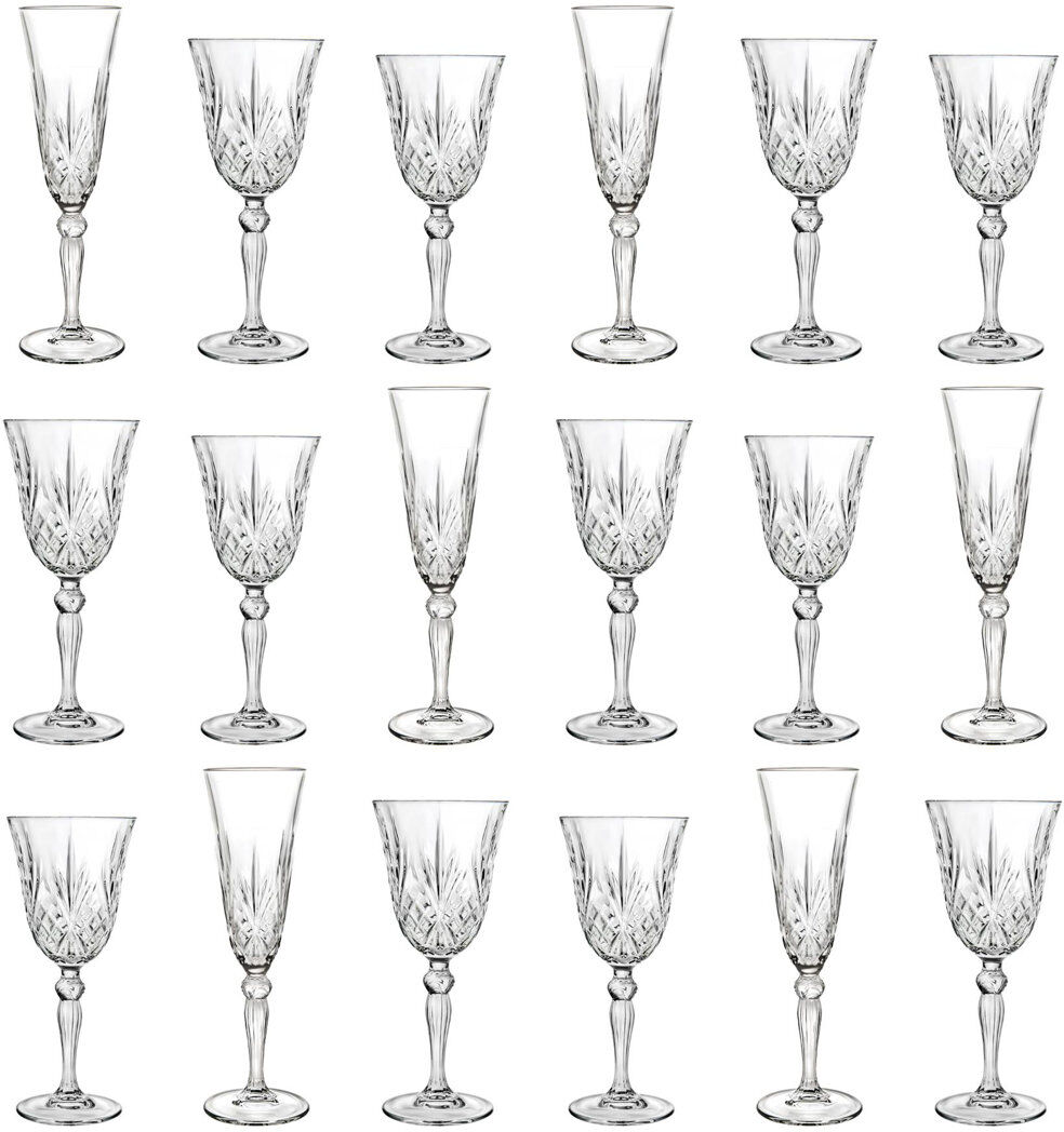 RCR Melodia Glass Set Clear