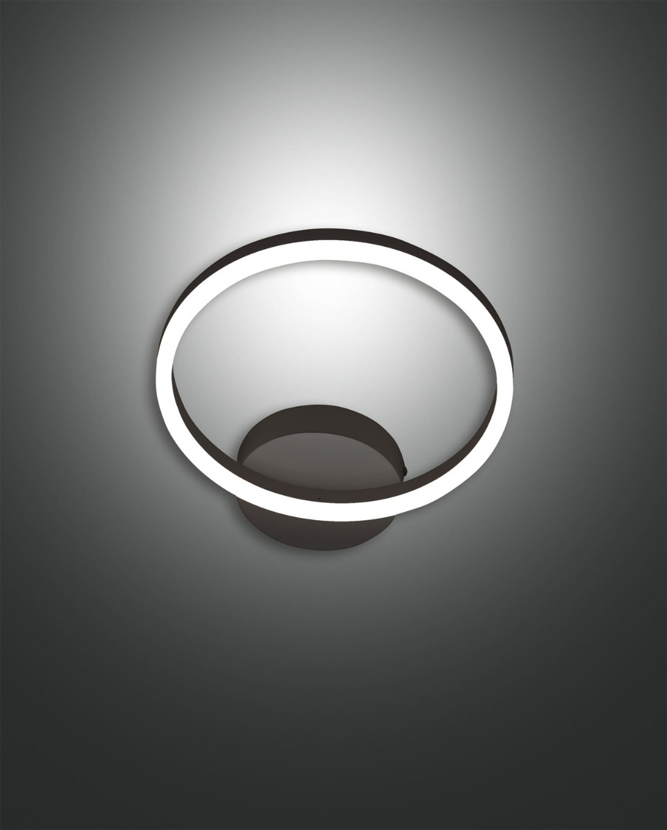 Fabas Luce LED-Wandleuchte GIOTTO 30cm schwarz 3508-21-101 8019282508069