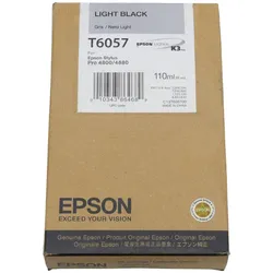 Epson T6057 Druckerpatrone – light-black – ohne Umkarton