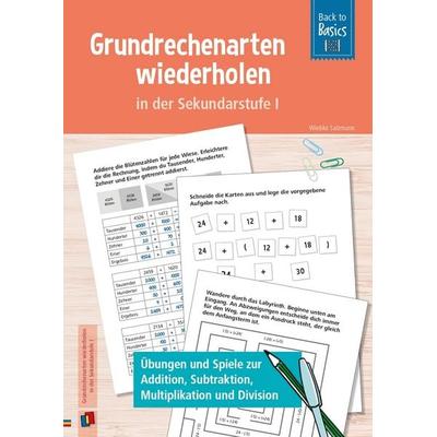 Grundrechenarten wiederholen in der Sekundarstufe I, Geheftet von Wiebke Salzmann, Verlag an der Ruhr, 978-3-8346-7189-9