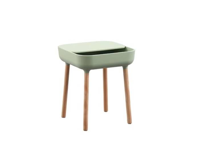 AZHKJKZH Nachttisch Schlafzimmer-Nachttisch, Schlichter, Moderner Nachttisch Aus Kunststoff, Aufbewahrungsschrank Wohnzimmer Schlafzimmer(Grün)