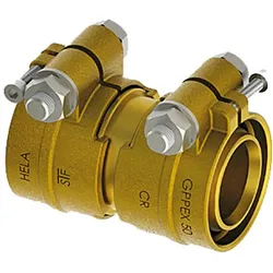 Klemm-Kupplung für Fernwärmeleitung, PE-Xa, PN 6 (Ausführung: 25 mm)