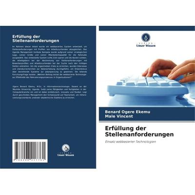 Erfüllung der Stellenanforderungen, Taschenbuch von Benard Ogere ekemu,Male Vincent, Verlag Unser Wissen, 978-620-8-21776-1