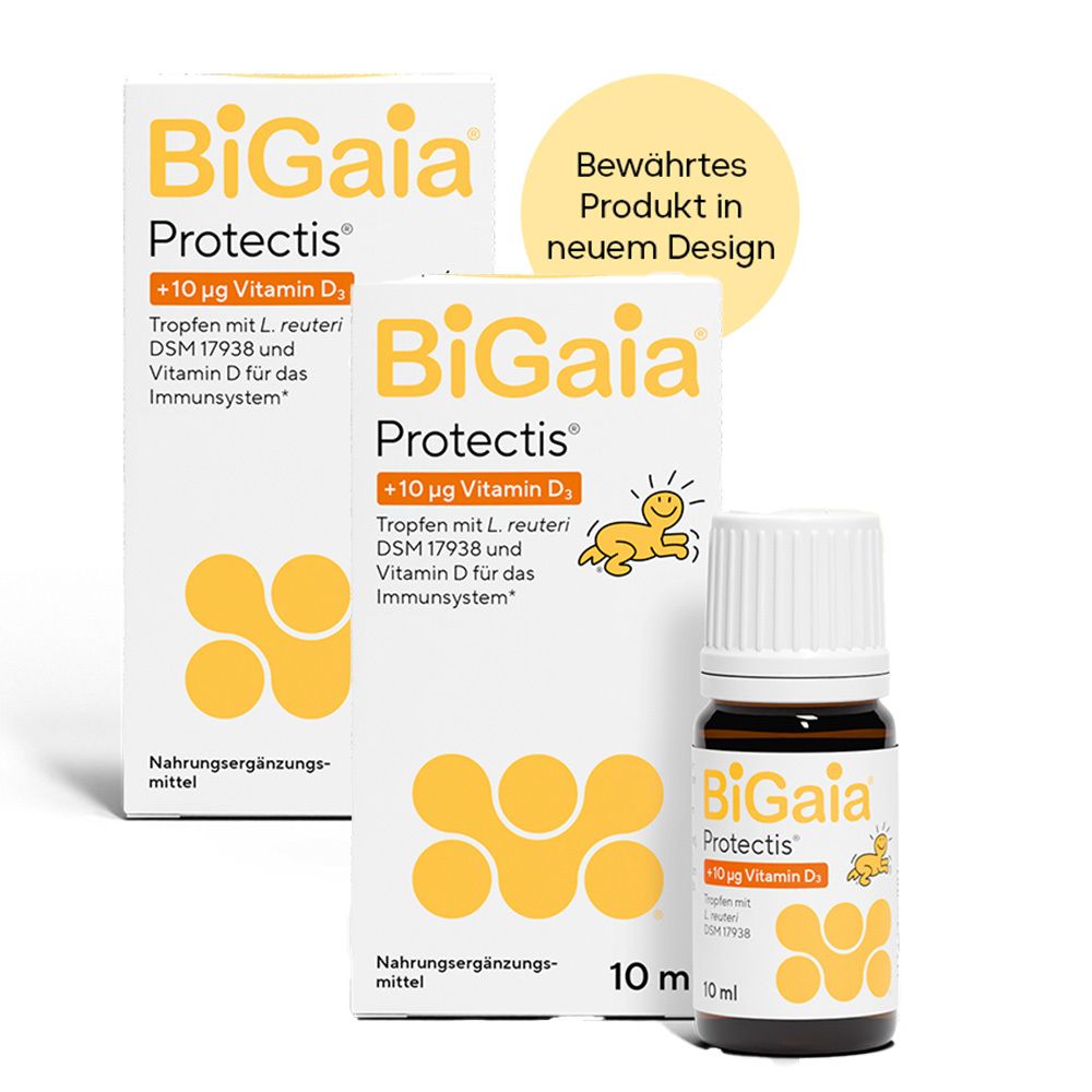 Bigaia Protectis plus Vitamin D3 Tropfen 2x 2x10 ml zum Einnehmen