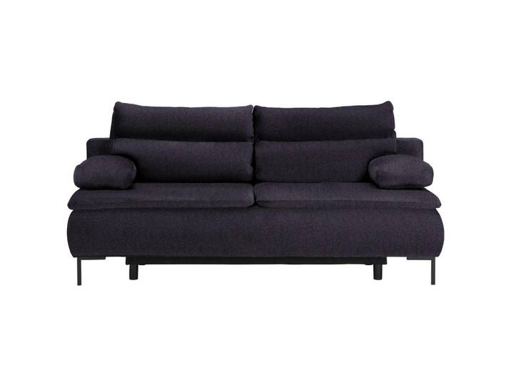 Novel Boxspringsofa, Schwarz, Metall, Füllung: Schaumstoff, 202x93x100 cm, Stoffauswahl, Wohnzimmer, Sofas & Couches, Schlafsofas, Schlafsofas mit Bettkasten