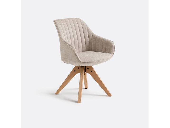 LA REDOUTE Fauteuil de bureau rotatif Jimeo Beige