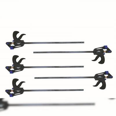 Vago-Tools 5x Schnellspannzwinge 100 mm Einhandzwinge