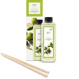 ipuro Raumduft Essentials, 500 ml, Nachfüller, mit Stäbchen, lime light