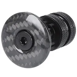 YUNIPER Ahead Cap Carbon mit Expander | 1 1/8"