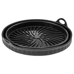 Crick Crack Silikon-Backform für Heißluftfritteuse – Heißluftfritteuse Zubehör, Schwarz
