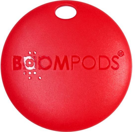Boompods Boomtag Item Finder - Works with Apple Find My - Red