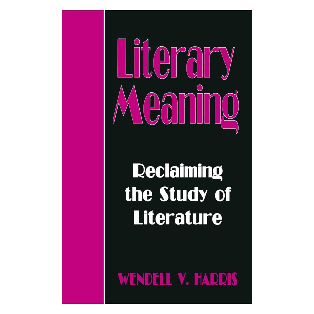 Springer Literary Meaning (Englisch, Softcover, Wendall V. Harris) (55812254)