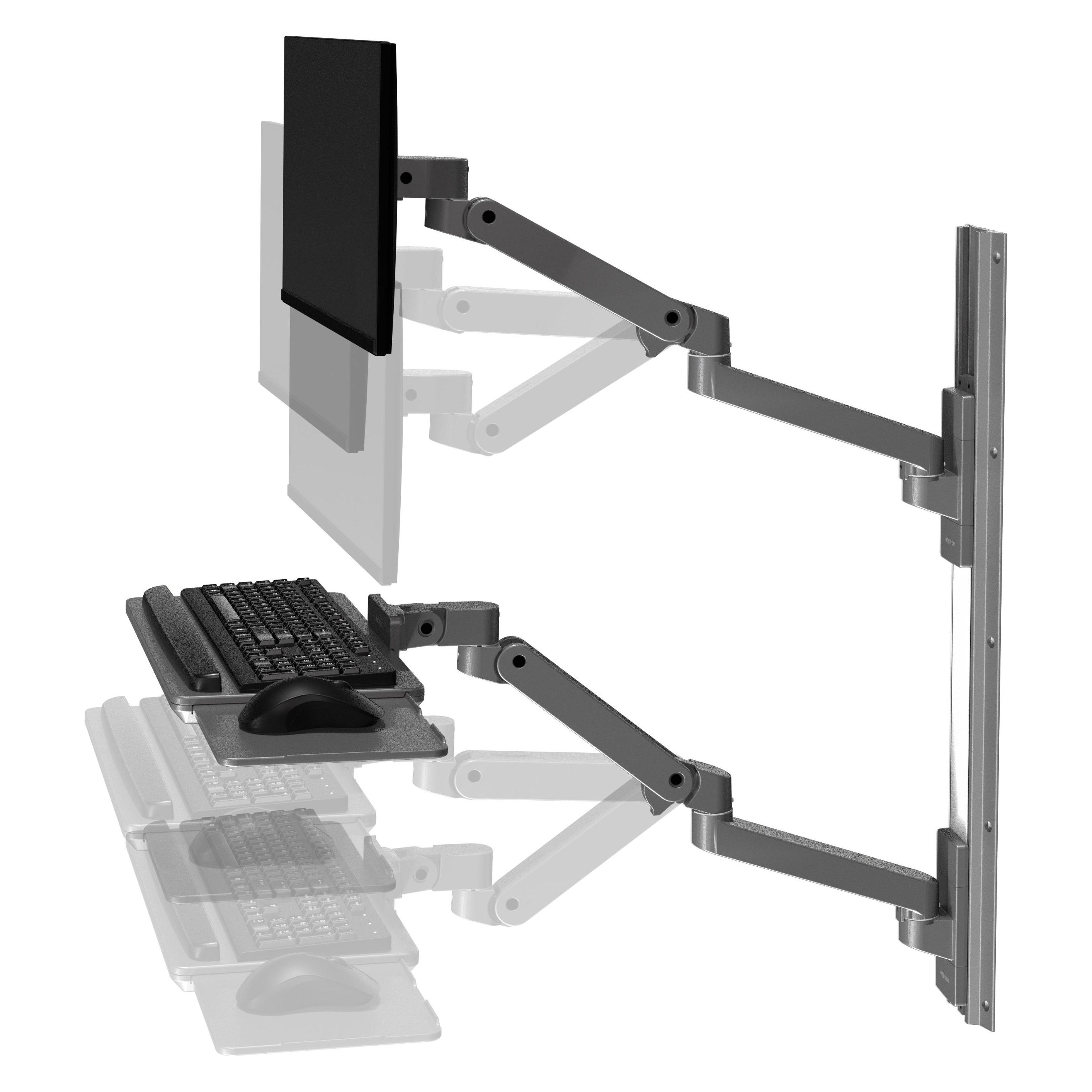 Ergotron LX PRO ARM WALL MOUNT SYSTEM darkgrey (Wand, 34", 10 kg) (45-696-293)