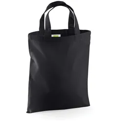 Westford Mill Mini Tragetasche Einkaufstasche W104 black 26 x 32,5 cm