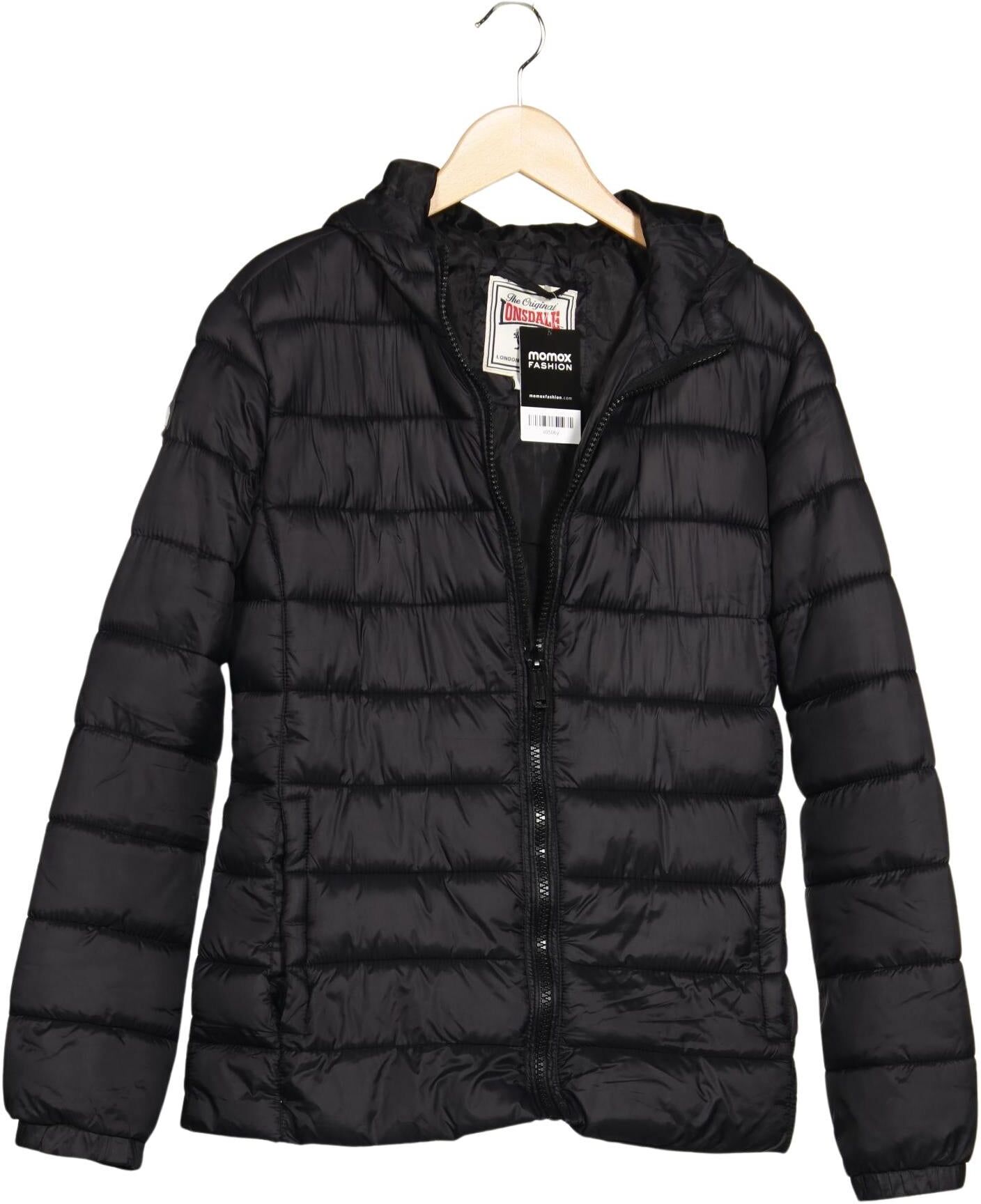Lonsdale London Herren Jacke, Schwarz, Gr. M, Synthetik - Second Hand