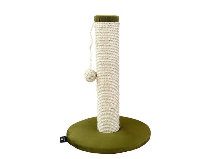 Poteau griffoir Fellory 30 x 45 x 30cm Vert olive