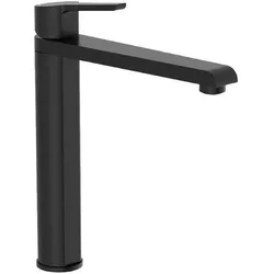 Schütte, Küchenarmatur, Wasserhahn Küche VITA Spültischarmatur Schwarz matt Schwenkbar 33858