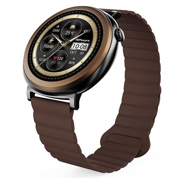 HiFuture smartwatch Aurora brown HSSW11BN (36.32 mm, Braun, ohne SIM) (HSSW11BN)
