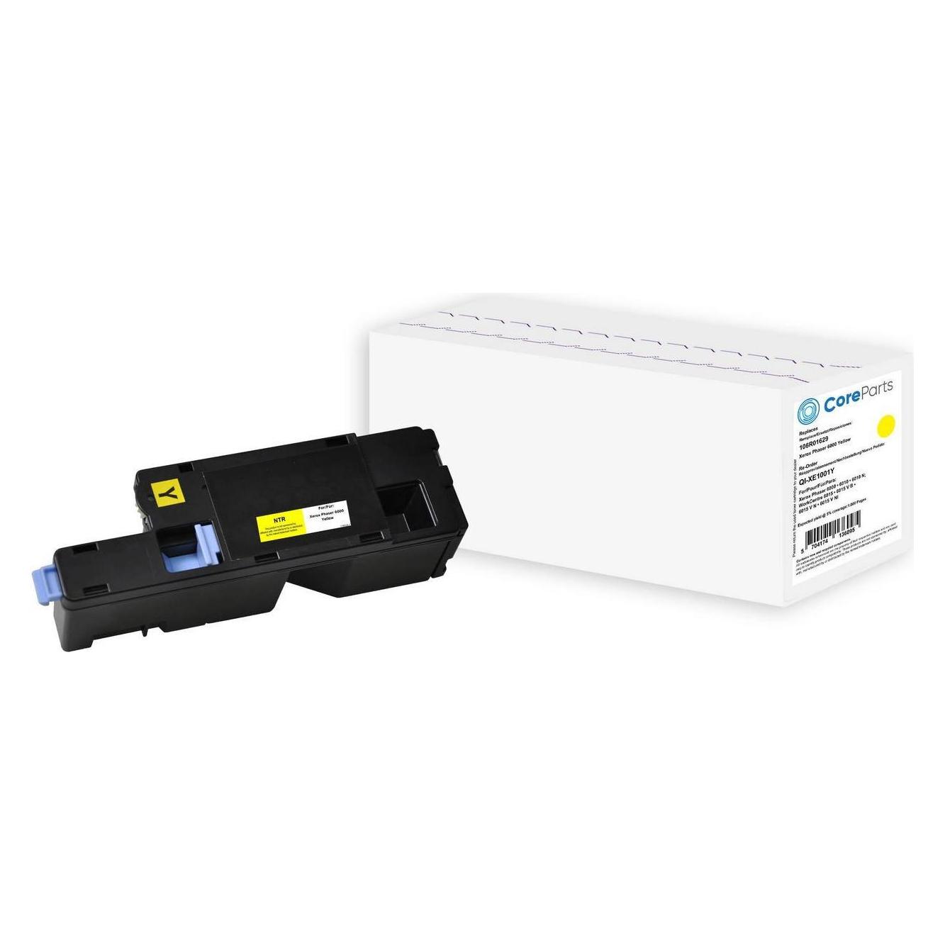 CoreParts Toner Yellow 106R01629 (Y) (QI-XE1001Y)