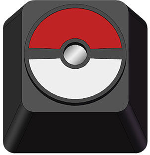 Maxcustom Artisan Keycap - Poke Ball