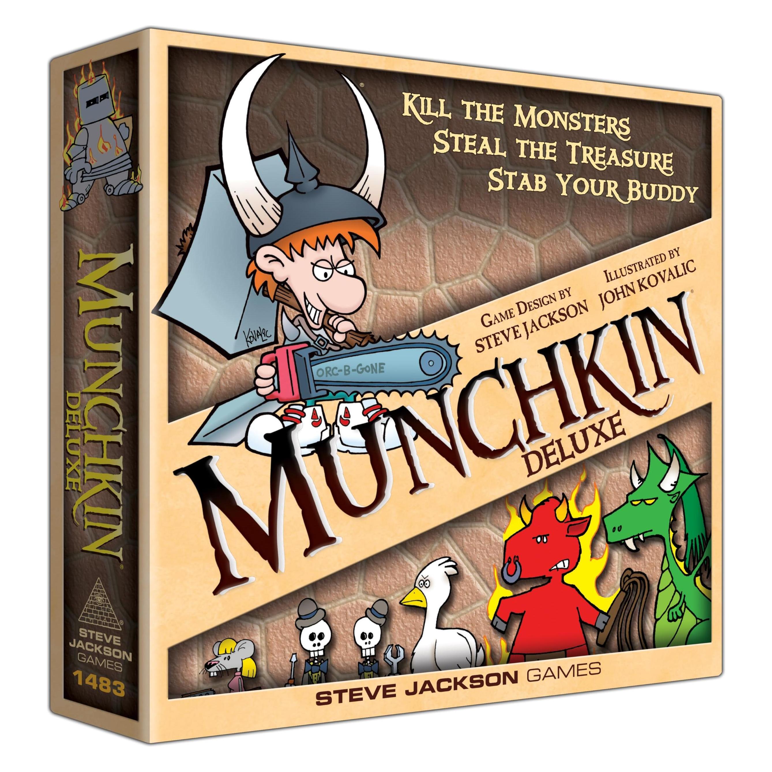 Enigma Munchkin Deluxe (SJG1483) (Englisch, 3 - 6 Spieler) (SJG1483)