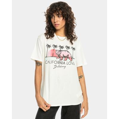 T-Shirt BILLABONG "California Love", Damen, Gr. XS, weiß, Obermaterial:100% Baumwolle., Shirts T-Shirt