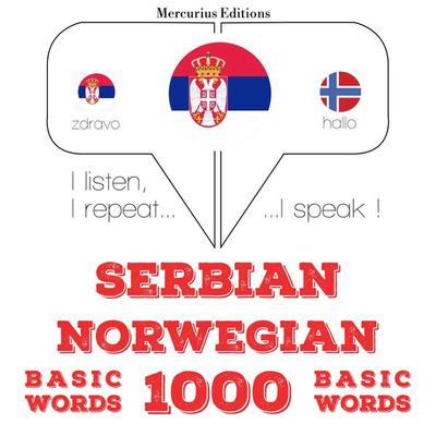 1000 essential words in Norwegian - JM Gardner, Audio, 9782821140431