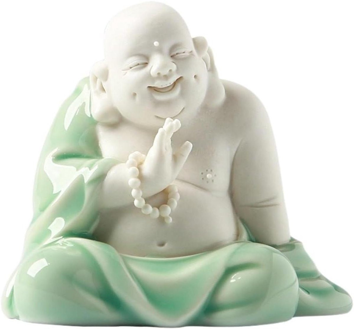 Lachend Boeddha Beeld - Zen Decoratie - Keramisch - C