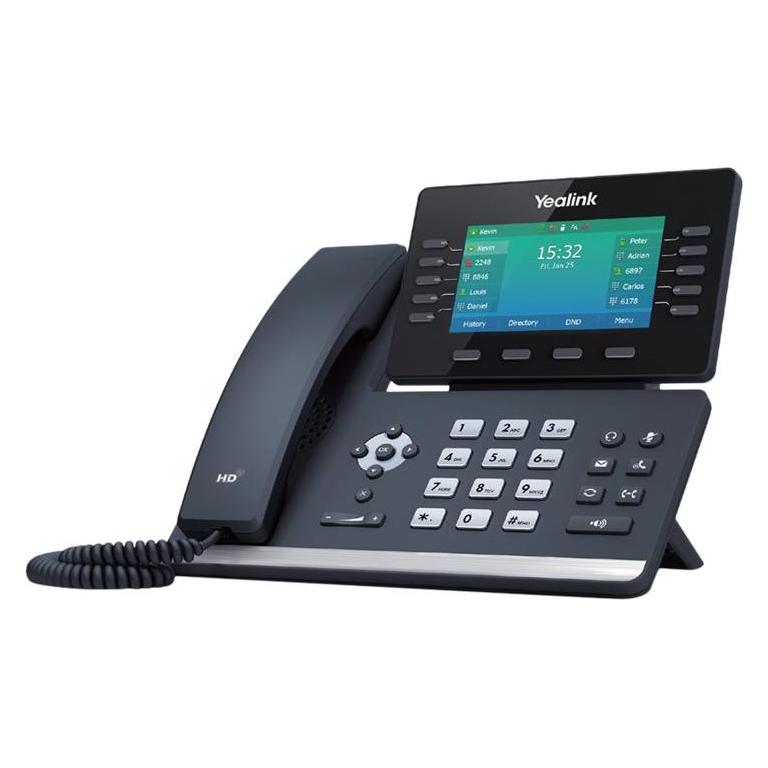 Yealink SIP-T54W IP phone Black Wired (T54W)