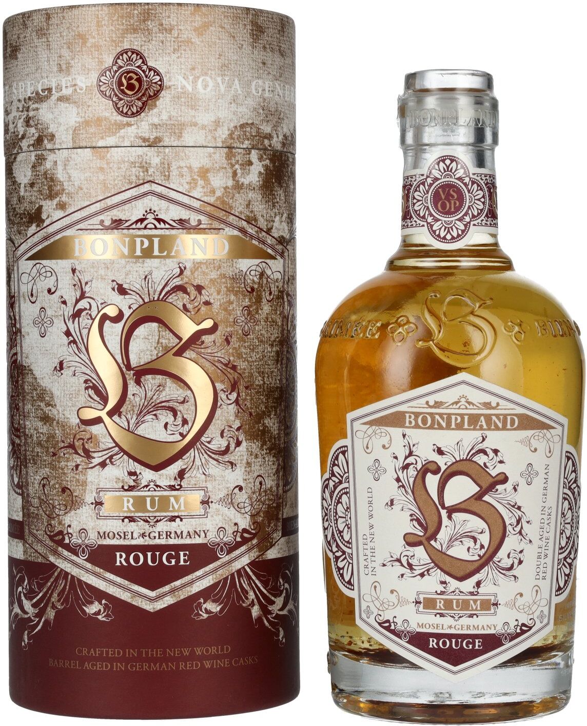 Bonpland Rum Rouge VSOP 40% Vol. 0,5l in Geschenkbox
