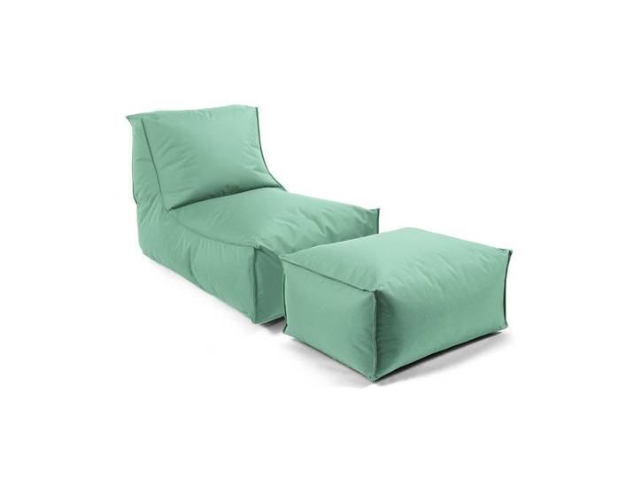 OUTDOOR SITZSACK mit Hocker Der Sundowner