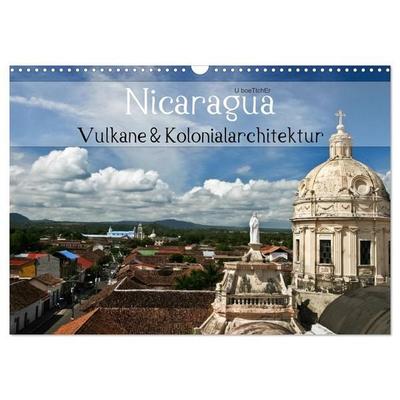 Nicaragua - Vulkane und Kolonialarchitektur (Wandkalender 2026 DIN A3 quer), CALVENDO Monatskalender