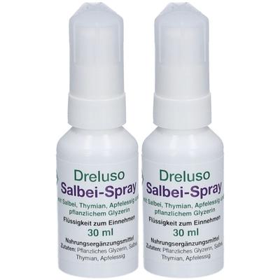 Dreluso Salbei Spray x2 2x30 ml Flüssigkeit zum Einnehmen