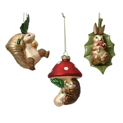 Decoris Weihnachtsbaumfiguren Eichhörnchen