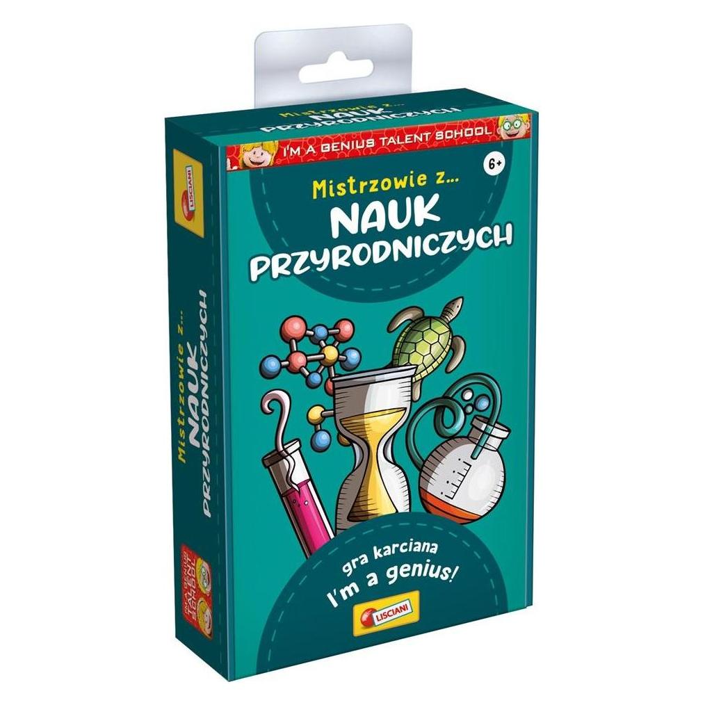 Lisciani Kartenspiel - Meister der Naturwissenschaften (Deutsch, 2 - 4 Spieler) (304-PL92451)