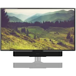 Sanus TV-Halterung für Sonos BEAM (1 Stk., Wandmontage, Drehbar, Höhenverstellbar, Schwenkbar), Lautsprecher Ständer + Wandmontage, Schwarz