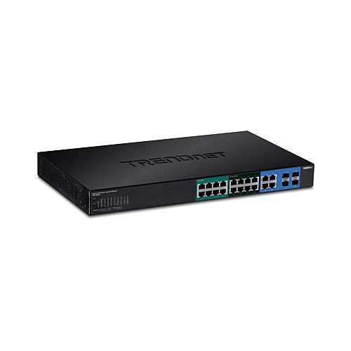 TrendNet Switch 20-port Gbit UPoE 370W Web Smart 19"