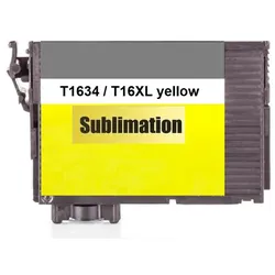 Sublimationstintenpatrone wie Epson T16XL yellow, gelb