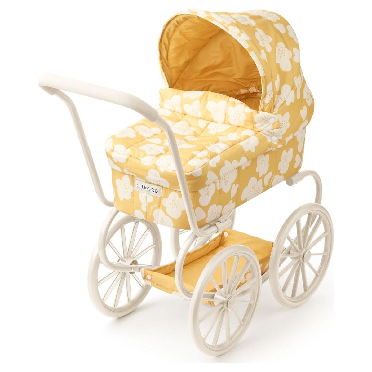 Liewood Adaline Doll Pram flower / lemon yellow (2608) ONE SIZE LW19758-2608-ONE SIZE-CU